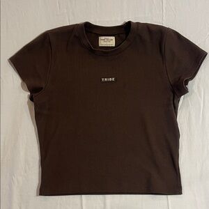 Tribe Kelley Women's Brown T-Shirt